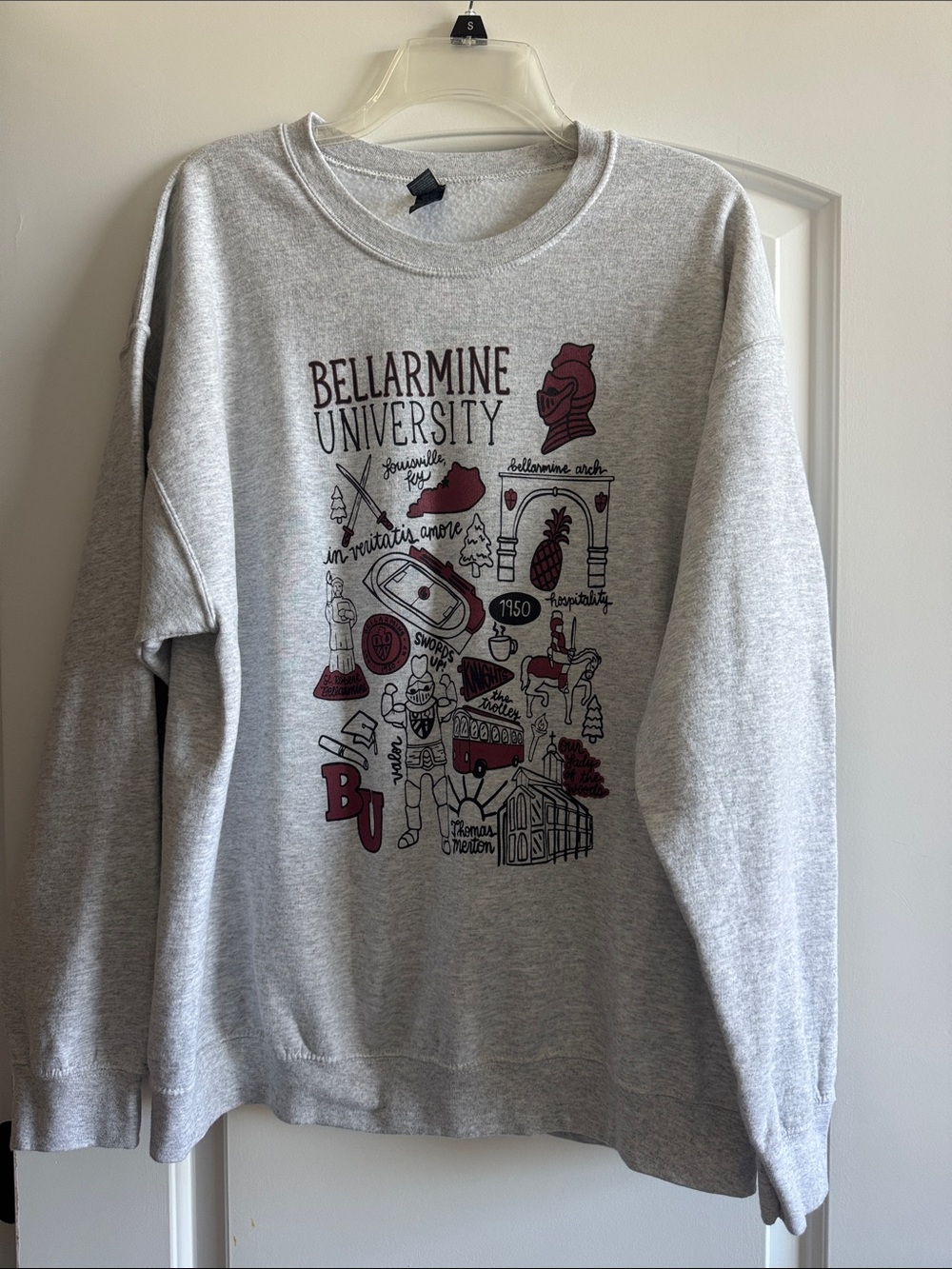 Bellarmine Gray Crewneck Sweatshirt
